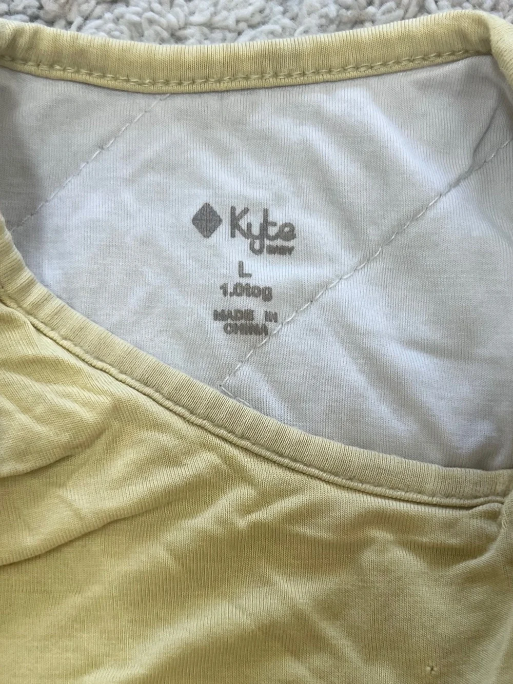 KYTE BABY Bamboo Sleep Bag Sleep Sack 1.0 TOG Yellow Large